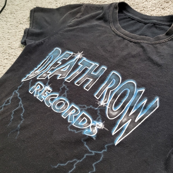 Death Row Records Black T- Shirt - Picture 2 of 3